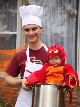 子供用ロブスター漫画動物コスチューム