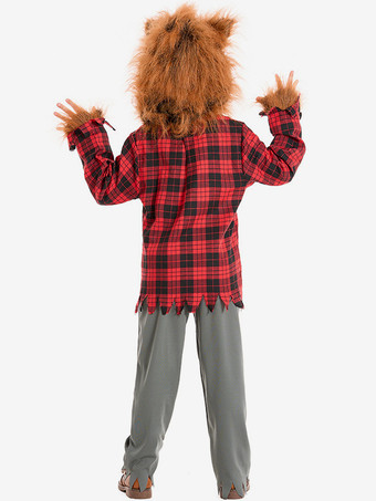 クリスマス 子供用 狼男 動物コスチューム 男の子 パフォーマンス