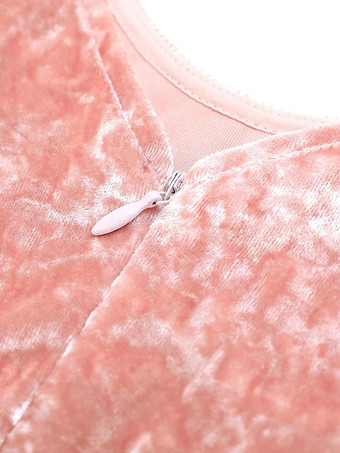 ウェディング フラワーガールドレス 特別な日のドレス ピンク 長袖 フリル