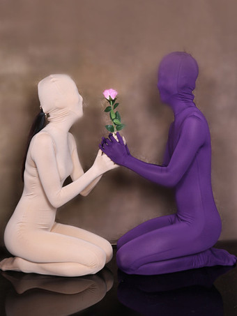 ライト アプリコットセクシーな全身タイツコスチューム ライクラ レイブクラブ ライトアプリコット フルボディスーツ