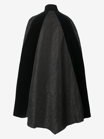 男性用ブラック ヴィンテージ ポリエステル ノースリーブ レトロ コスチューム