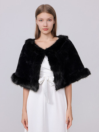 ブラック レディース ポンチョ ホワイト フェイクレザー コート ケープ