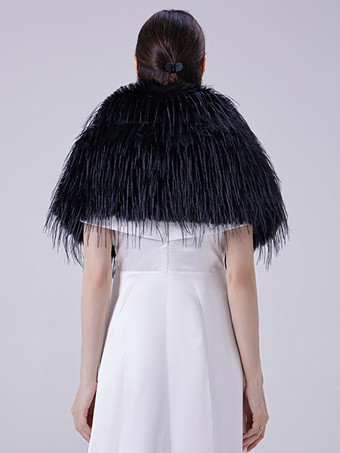 レディース ポンチョ ホワイト フェイクレザー コート ケープ