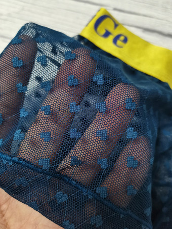 男性用アンダーシャツ アスレチック 透明ナイロン