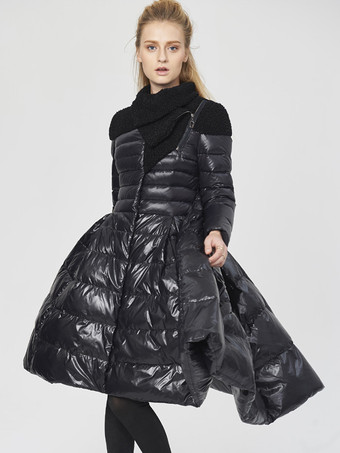Nero Piumino per donna in piuma d'anatra
