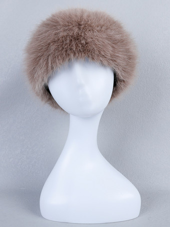 ライトブラウン女性用キャップ 実用的