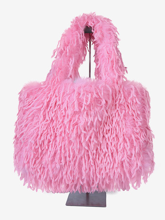 ピンクレディースバッグ ラベンダー