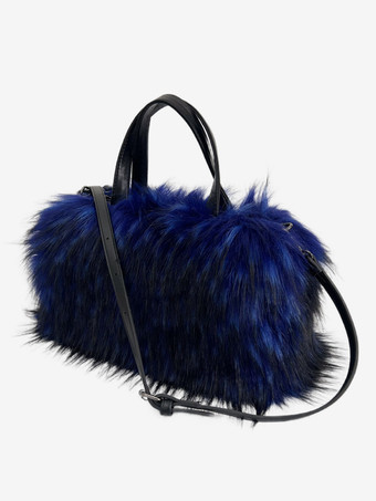 ブルー レディースバッグ ブラック