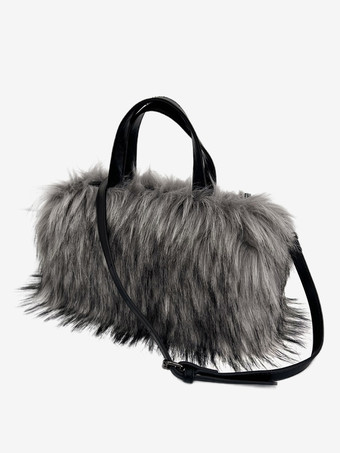 グレイレディースバッグ ブラック