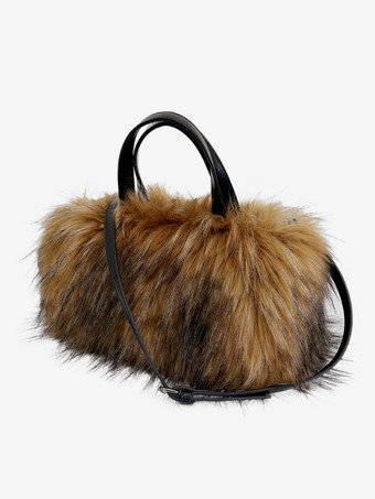 ブラウン レディースバッグ ブラック