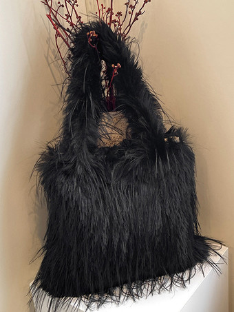 ブラック レディースバッグ ホワイト