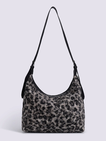 ブラック レディースバッグ コーヒーブラウン ツートン シングルストラップ