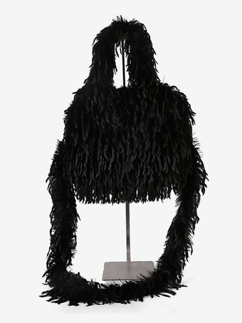 ブラック レディースバッグ エクリュ ホワイト クロスボディストラップ