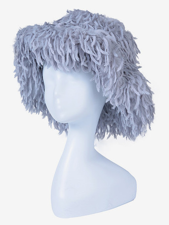 ライトグレー女性用帽子 素敵