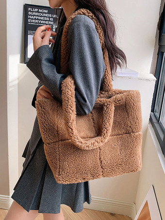 ブラウン レディースバッグ ブラック