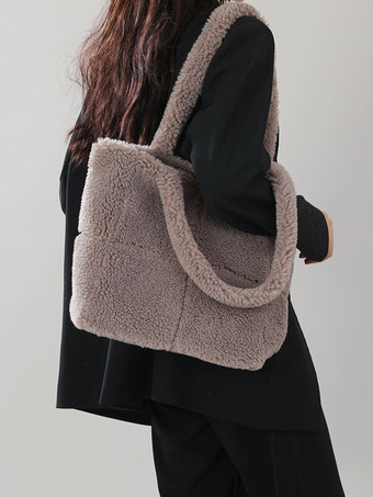 グレイレディースバッグ ブラック