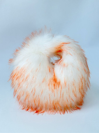 ホワイト レディースバッグ キャメル