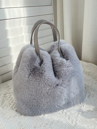 グレイレディースバッグ ホワイト