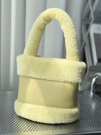 ベージュレディースバッグ ホワイト