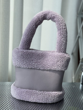 ラベンダーレディースバッグ ホワイト