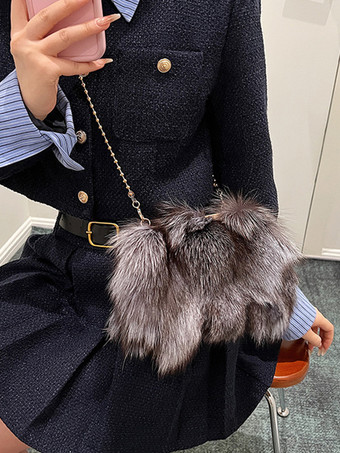 グレイレディースバッグ グレー