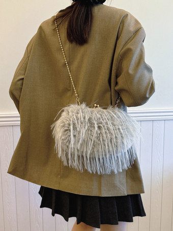 グレイレディースバッグ エクリュホワイト