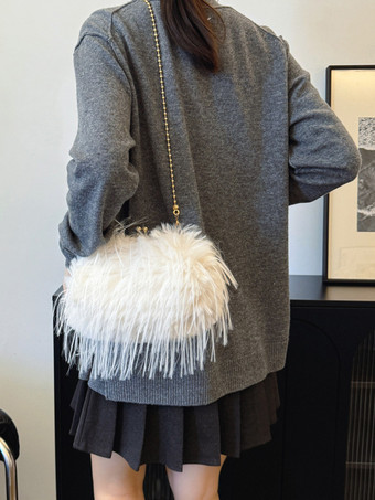 アイボリー レディースバッグ エクリュホワイト