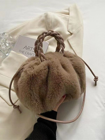 ブラウン レディースバッグ ブラック