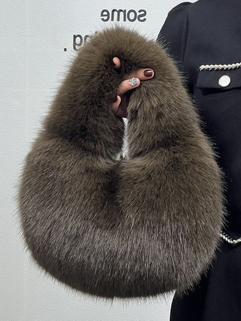 ディープブラウンレディースバッグ ブラック