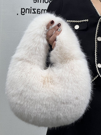 アイボリー レディースバッグ ブラック