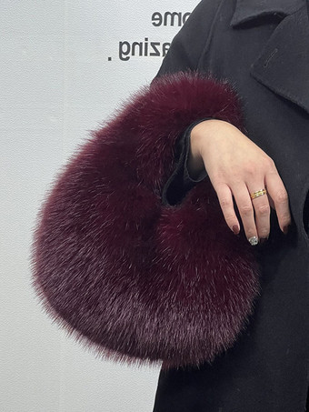 ワインレッド レディースバッグ ブラック