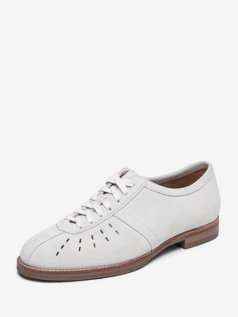 メンズカジュアルスニーカー牛革レトロスポーツスケートボードホワイトシューズ