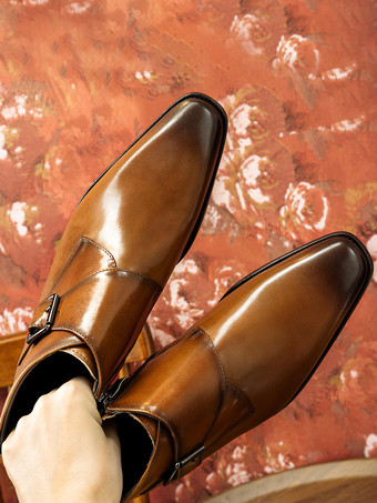 メンズ ドレス マーティンブーツ 牛革 シック ブラック ジッパー アンクル ショートブーツ