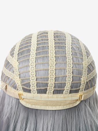 女性用ロングウィッグ シアン ストレート 耐熱ファイバー グラマラス 乱れたロング 合成ウィッグ