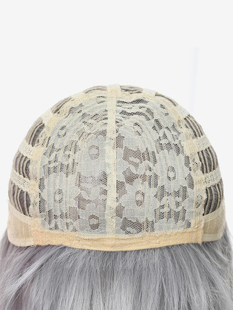 女性用ロングウィッグ シアン ストレート 耐熱ファイバー グラマラス 乱れたロング 合成ウィッグ