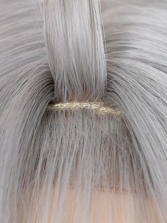 女性用ロングウィッグ シアン ストレート 耐熱ファイバー グラマラス 乱れたロング 合成ウィッグ