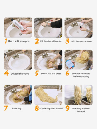 合成ウィッグ ゴールド 鈍いフリンジ 耐熱ファイバー レイヤード ショート ガールズ ショートウィッグ 女性用