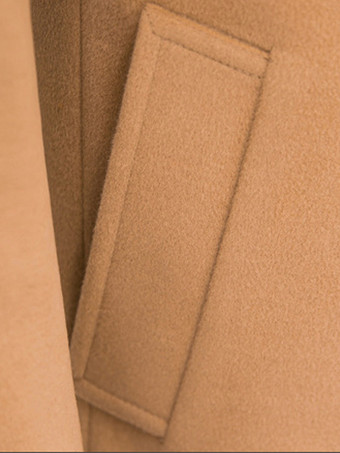 メンズジャケット マキシコート ラペルカラー シック スリムフィット オーバーコート