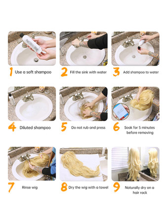 女性用ロングウィッグ サーモンストレート 耐熱ファイバー シック レイヤード ロング 合成ウィッグ