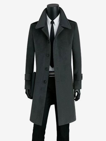 グレイメンズ キャメル シック スリムフィット ロング スリムフィット コート