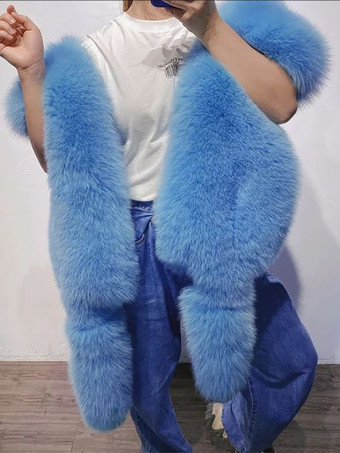 ライトスカイブルー女性用ポンチョ ブラックケープ