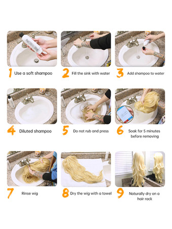 女性用ロングウィッグ ライトピンク 鈍いフリンジ 耐熱ファイバー ファッション ハイライトヘア ロング 合成ウィッグ