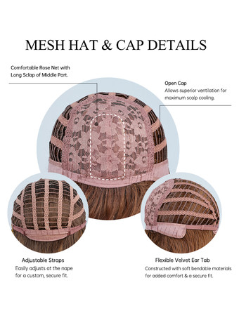 女性用ロングウィッグ ライトピンク 鈍いフリンジ 耐熱ファイバー ファッション ハイライトヘア ロング 合成ウィッグ