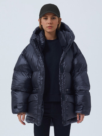 女性用ダウンジャケット カジュアル ダックダウン