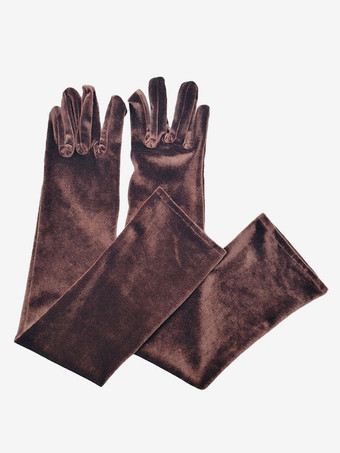 ブラウンレディース手袋
