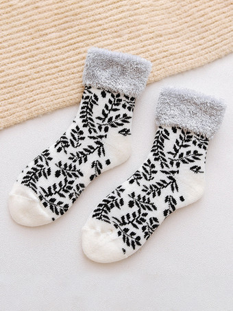 グレイソックス ディープブラウン カラーブロック