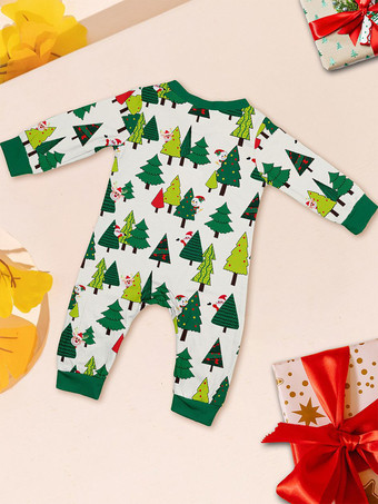 Christmas Matching Family Pajamas Toddler's Kid's Polyester Christmas Pattern Pants Top