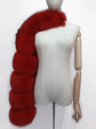 ワインレッド フェイクファーコート ブラック ウエストラインなし アシンメトリー レディースコート