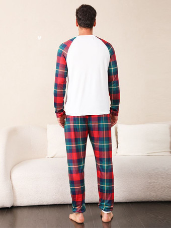 クリスマスお揃いファミリーパジャマ 幼児用 キッズ用 ポリエステル クリスマス柄パンツ トップ