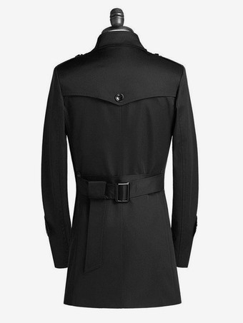 メンズスーツコート ミドル丈 シンプルビジネスコート 英国スタイル フォーマルコート